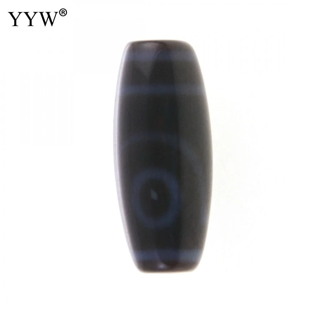 1PC Eyed Natural Tibetan Agates Dzi Beads 20x8mm Multi Option  Oval Loose Real Stone Accessories DIY Jewelry Making