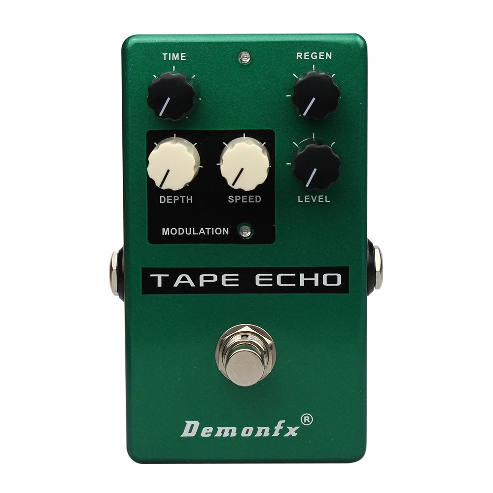 TAPE ECHO-Delay Guitar Effect Pedal Vintage Tape Delay Chorus -Demonfx Musical Instruments Guitar Tuner Pedalboard