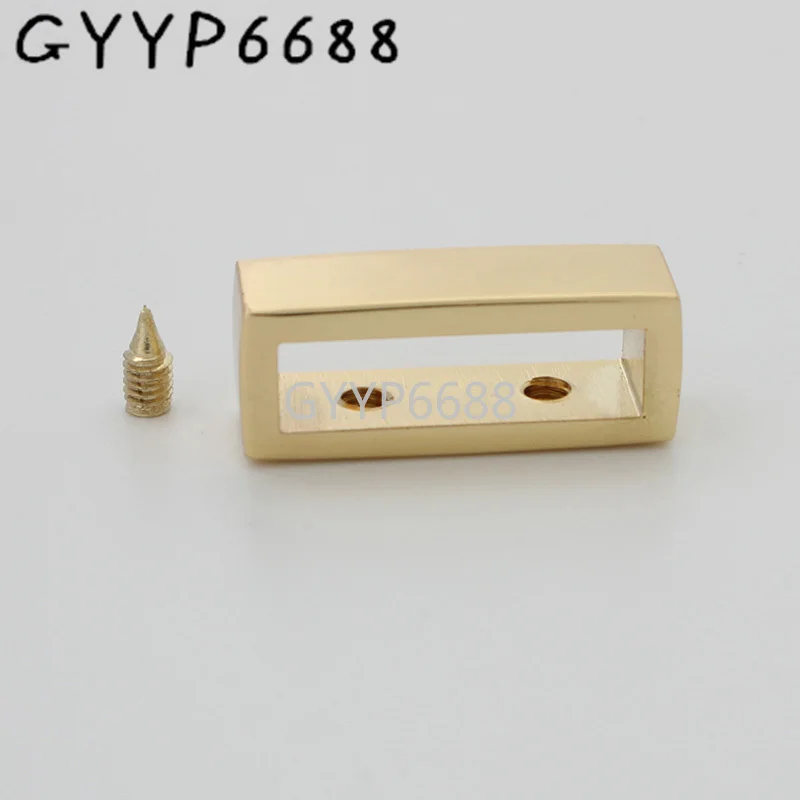 10-30-100pcs 24*9mm 19mm inner 3/4'' high quality metal rectangle clip for purse straps connector buckle bag accessories