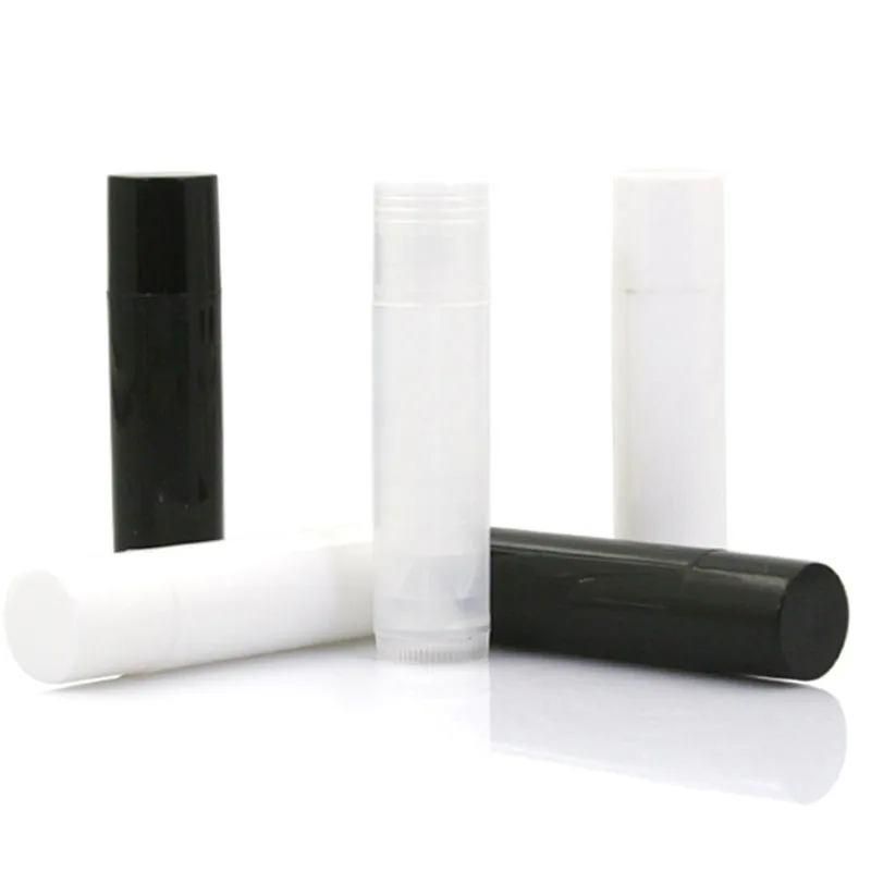 

1000pcs Empty Plastic Pipe Lip Balm Tubes Cosmetic Containers Lipstick Jars Container Maquiagem Travel Makeup Tools