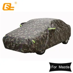 Oxford cloth winter Car Covers Outdoor Waterproof Sun Rain Snow Protection camouflage for Mazda 3 sedan CX-5 CX-9