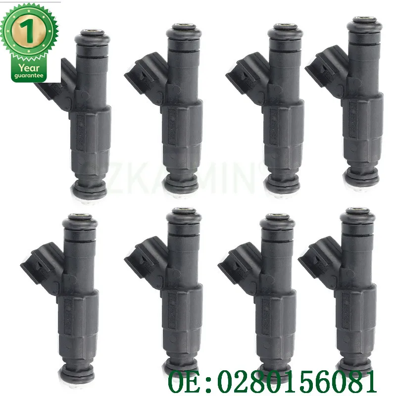 8 Pcs New Fuel Injectors For Mercruiser V8 350 MAG 5.0 4.3 6.2 885176 0280156081  0 280 156 081