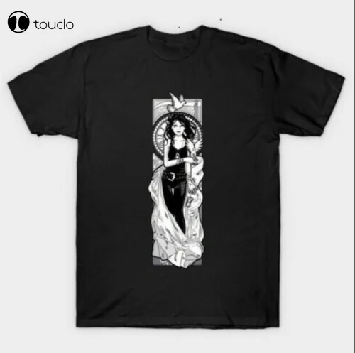 Sandman The Endless Death I'm So Peachy Keen Funny Black T-shirt