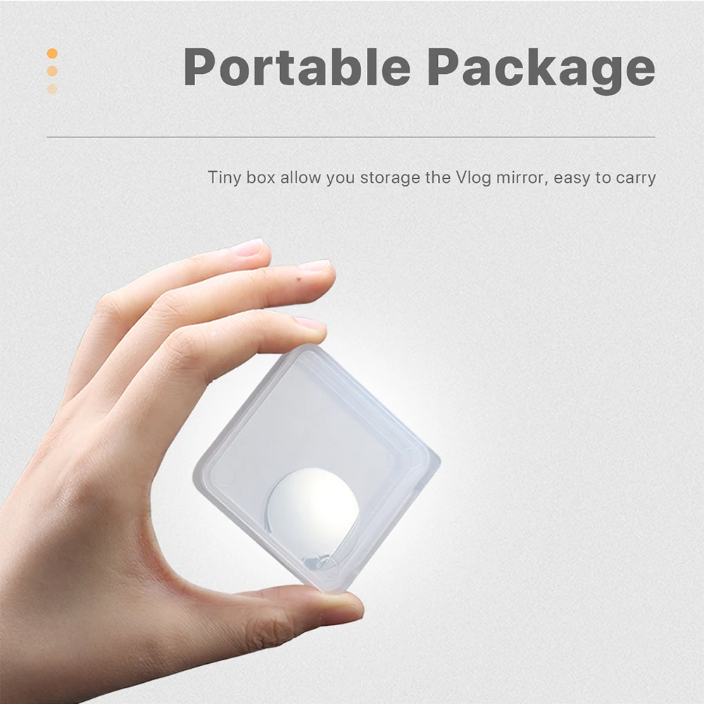 مرآة سيلفي للهواتف الذكية العالمية ، ملحقات فل لوغ ، متوافقة مع آيفون ، سامسونج ، فيديو صور