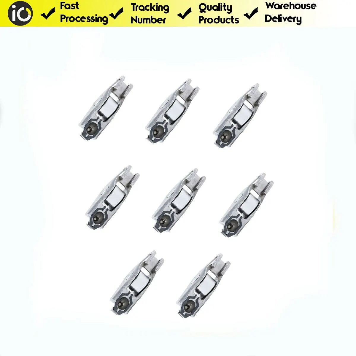 ENGINE ROCKER ARMS LIFTER SET OF 8 PIECES FOR LAGUNA 3 MASTER 3 M9R M9T OEM 7701062311 FAST SHIPMENT FROM WAREHOUSE