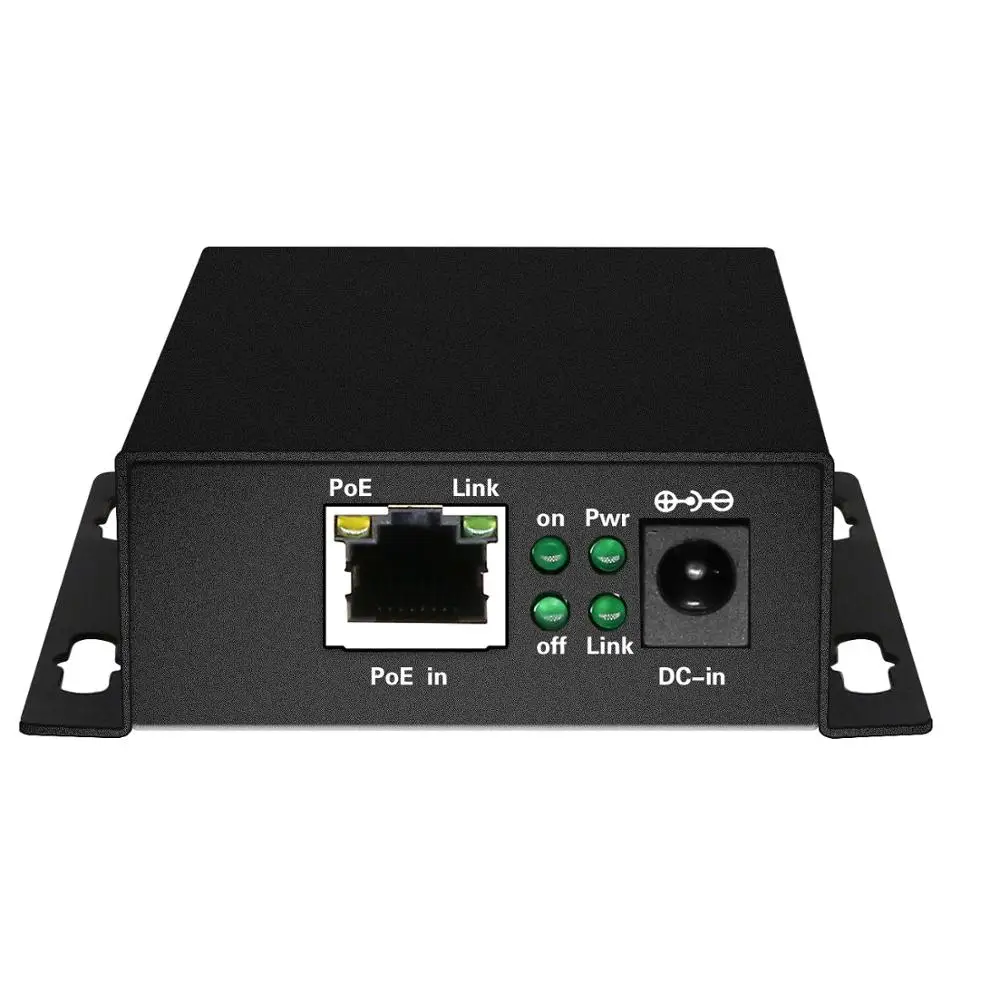 POE Extender 1 Input 2 Output Network Device 10/100/1000Mbps Network Technology for Enhanced Data Transmission