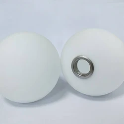 Round ball high quality glass material high temperature explosion-proof non-deformation White glass lampshade Dia10/12/15cm