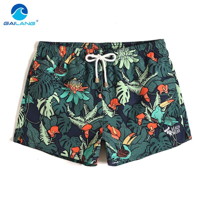 Gailang Brand Mens Casual Summer Beach Swimwear Shorts Boardshorts Men Quick Dry Swimsuits Board Short 2020 Man Jogger Trunks