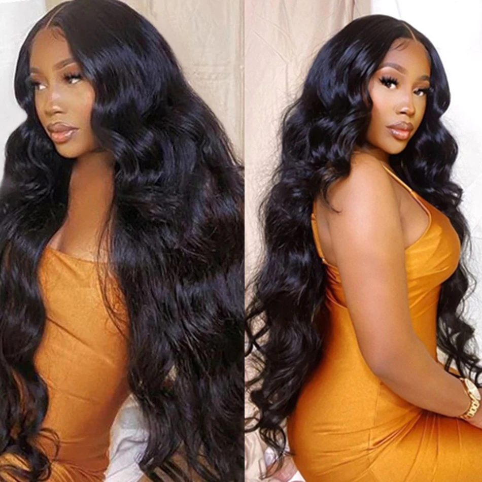 Full 200% Density 13x4 Body Wave Lace Front Wig Human Hair Wigs For Women Choice 13x6 Brazilian Deep Wave Wigs cheap on sale