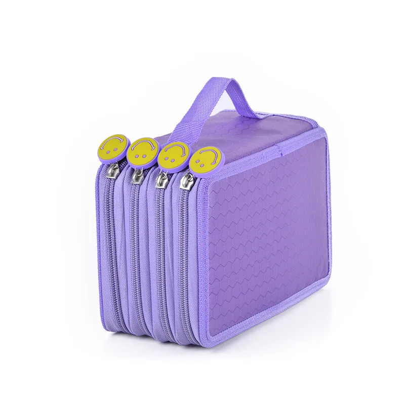 Kawaii Penal for School Pencil Case Big 4 Layers 72 Holes Pencilcase for Girls Boys Pen Box Cute Cartridge Bag Stationery Kit