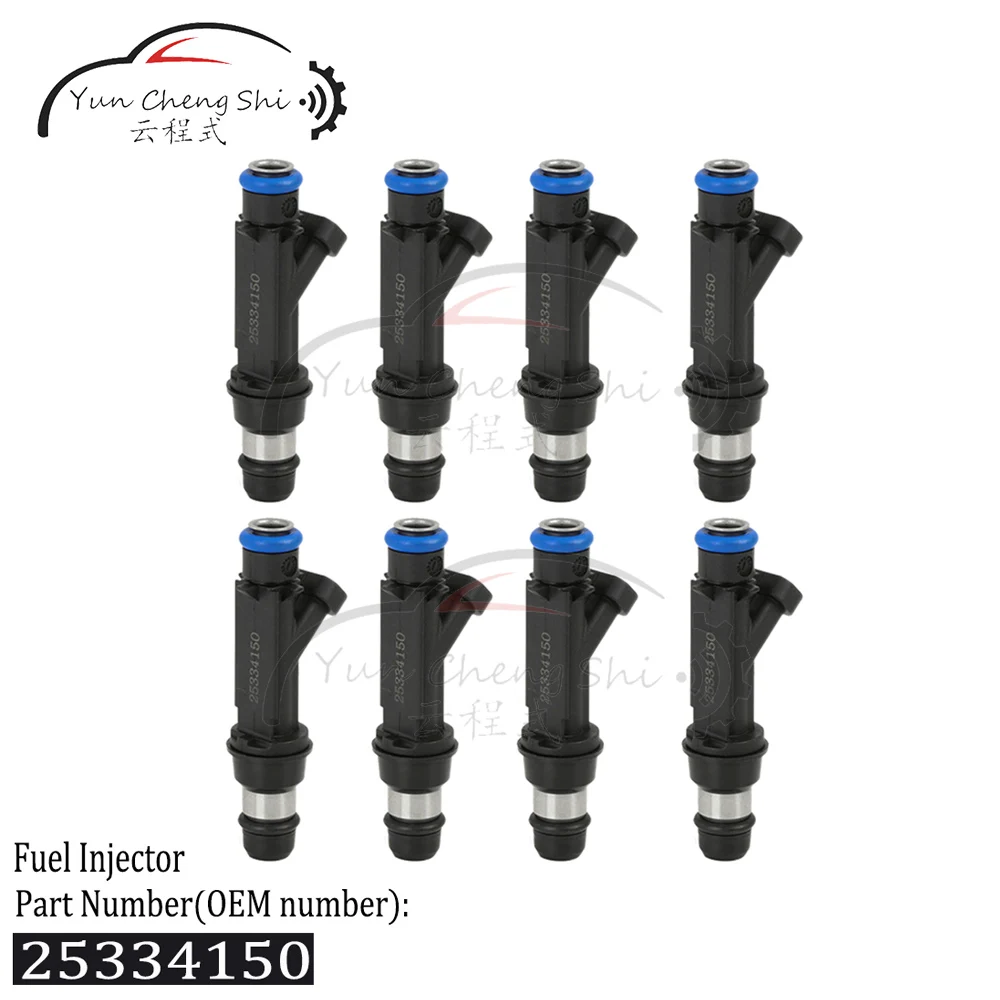 8PCS Fuel injector nozzle 25334150 96386780 FJ720 4G1889 M1047 67301 2-18882 for Chevrolet Aveo 1.6L I4 2004-2005