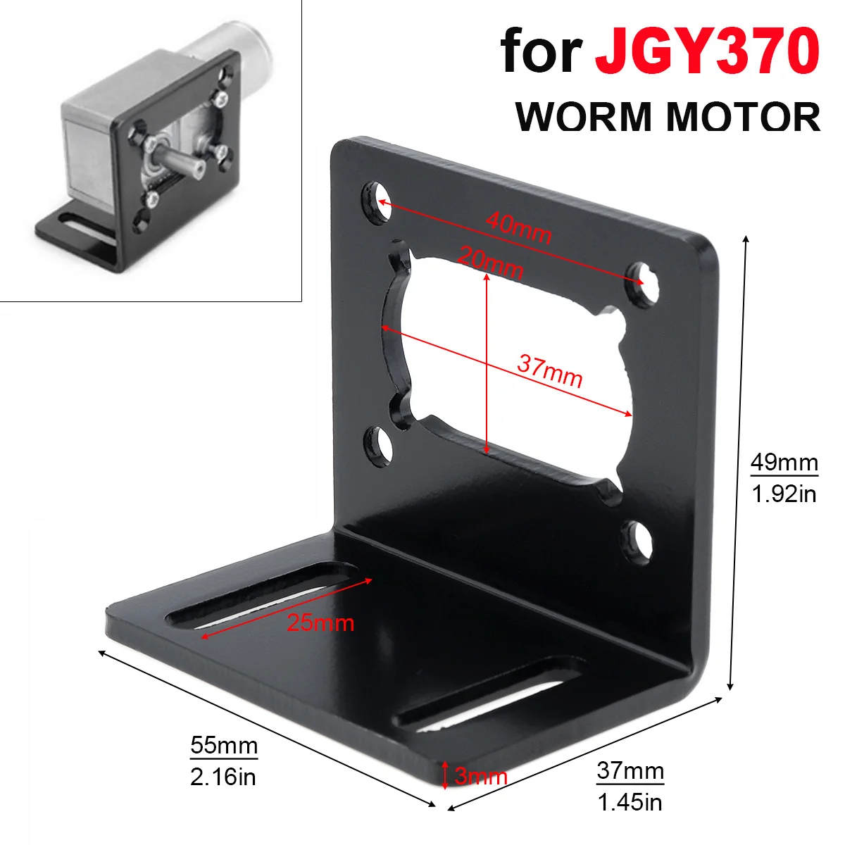 775 Motorhalterung, universelle Befestigungs-Montagehalterung für 750/755/775/795/895 Gleichstrommotoren, Nema 17 28/35/42 Schrittmotor