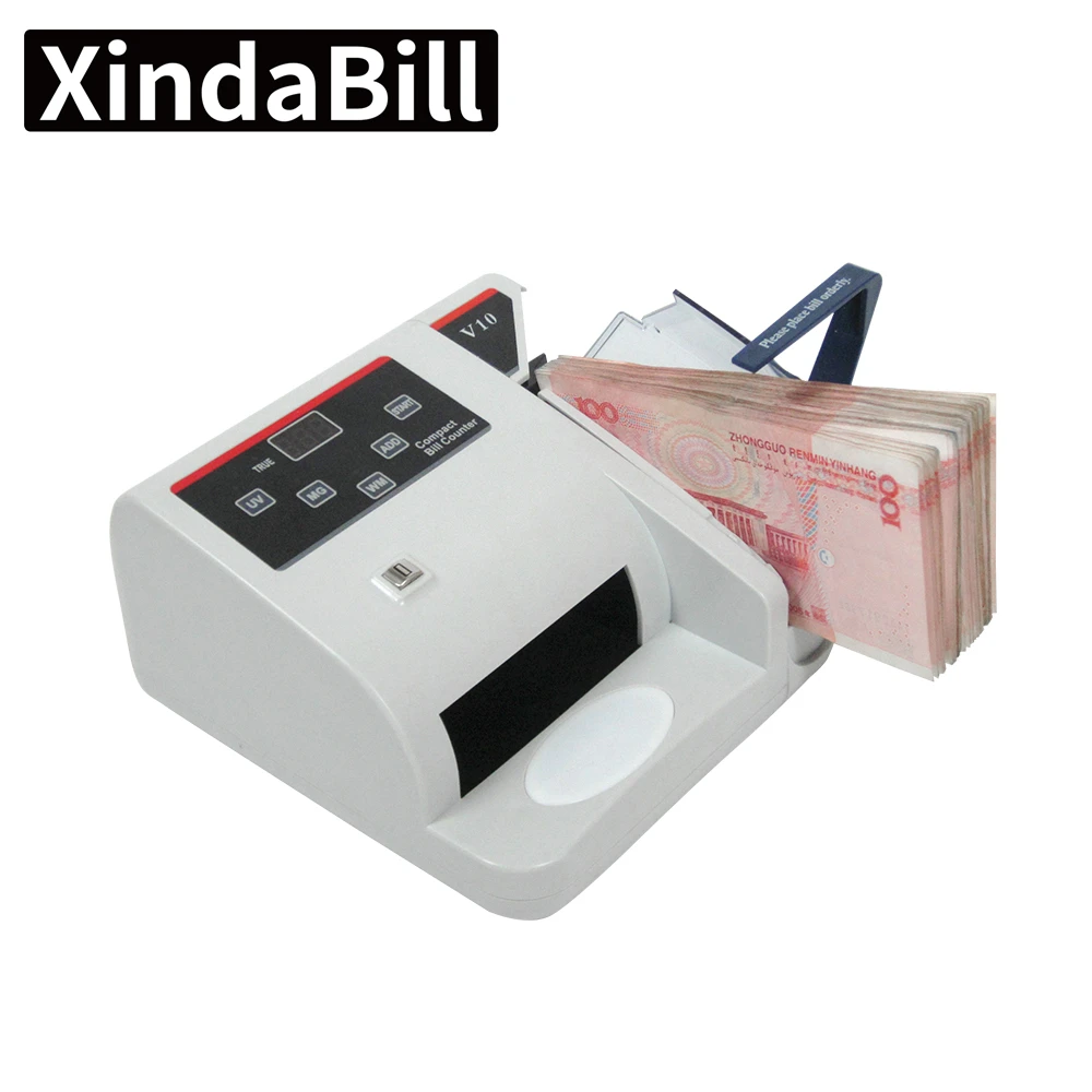 V10 Portable handy Money euro notes Counting Machine Fake Bankenotes Detection Money counter