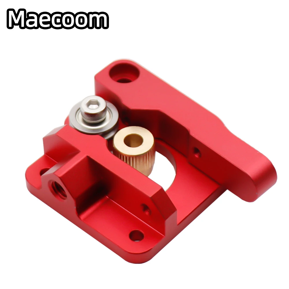 MK8 MK9 Red Extruder Upgrade For 3D Printer Aluminum Block All Metal Bowden Exruder Kit Right Left Hand 1.75mm Filament CR-10