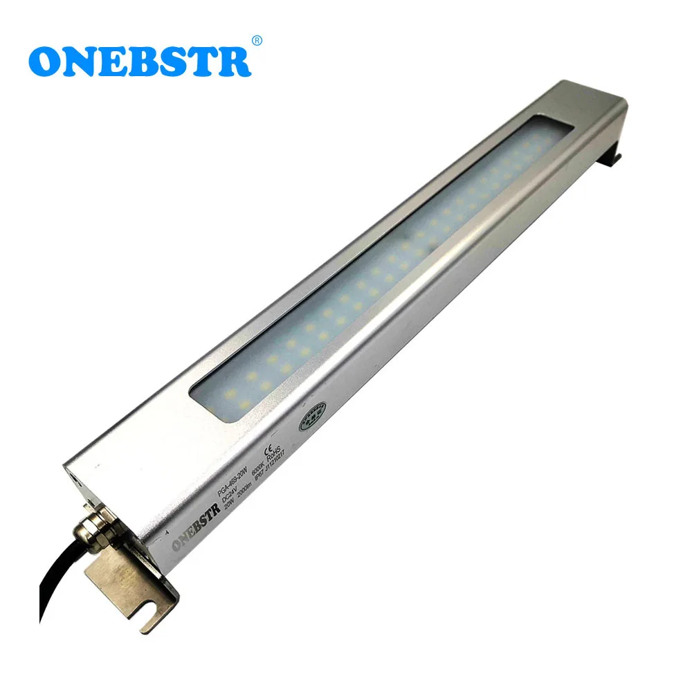 

30W 24V 220V LED Light Explosion-Proof Waterproof IP67 Long Lathe Milling CNC Machine Tools Working Panel Lamp AC/DC Universal