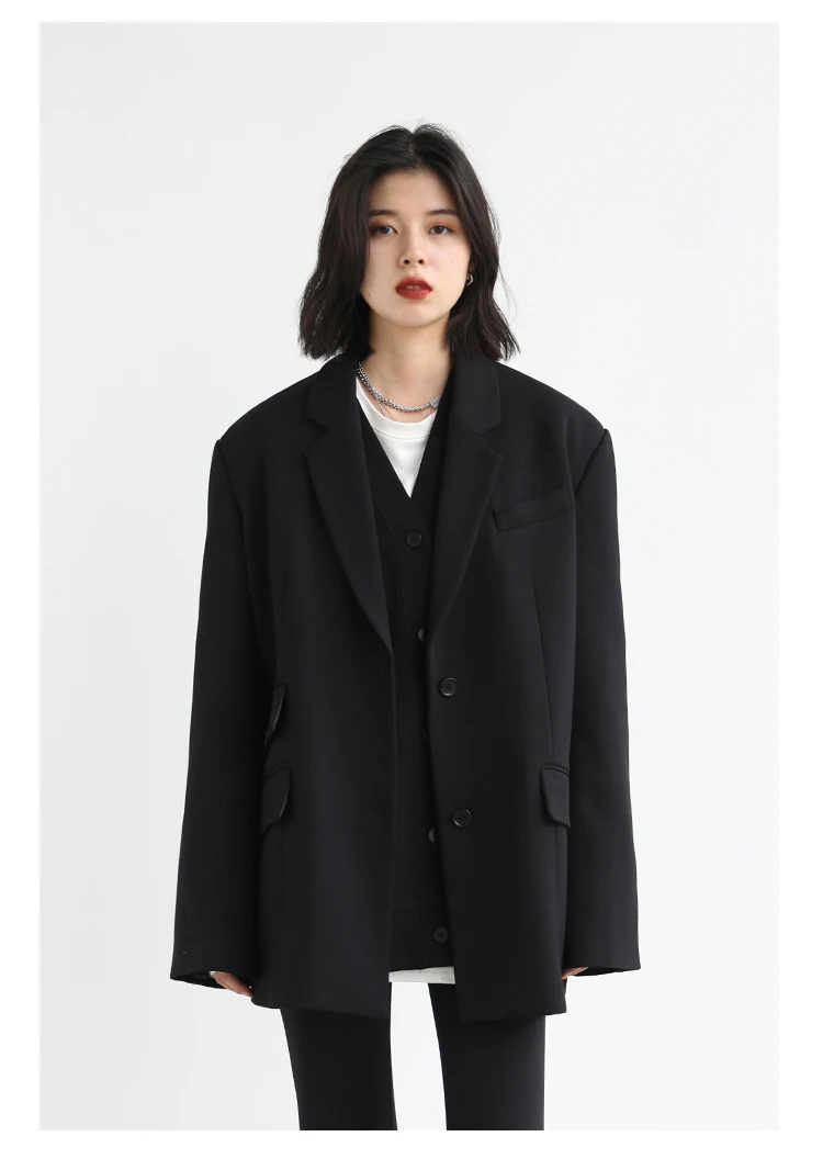 CHIC VEN Korean Women's Sweatshirts Solid Plush Thick Warm Loose Casual Female Tops Office Lady Coats Jacket Autumn Winter 2026