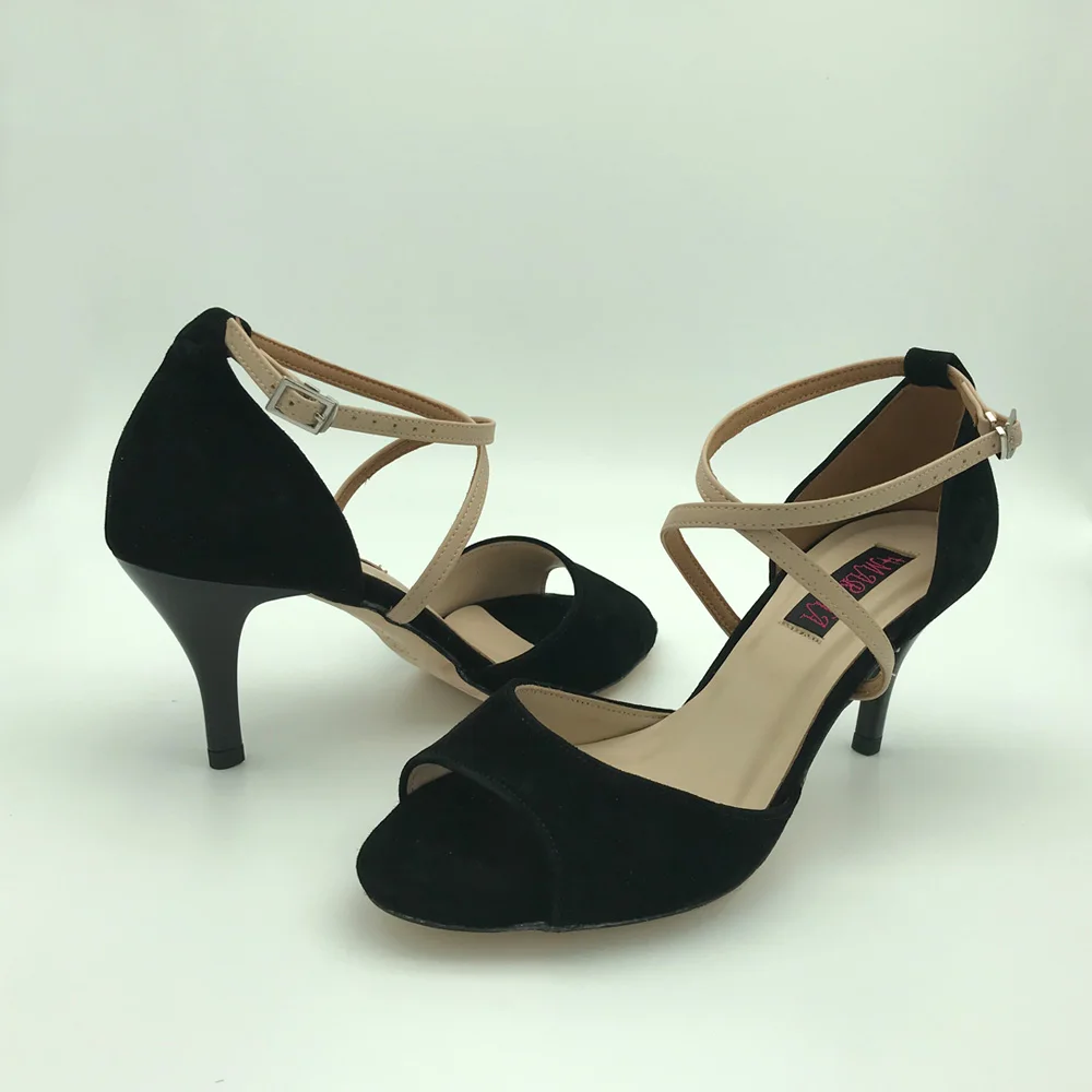 

Comfortable and Fashion Argentina Tango Dance Shoes wedding & party shoes for women T6205BBLS 7.5cm 9cm heel available