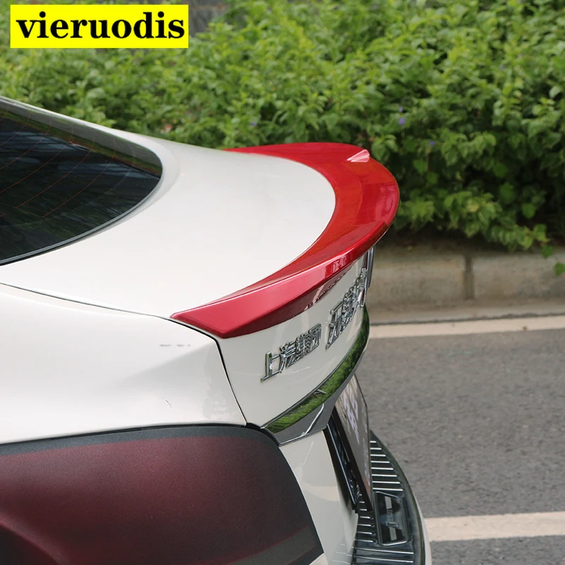 For MG 6 MG6 2017-2018 Rear Trunk Spoiler High Quality ABS Plastic Primer Color Car Tail Wing Decoration