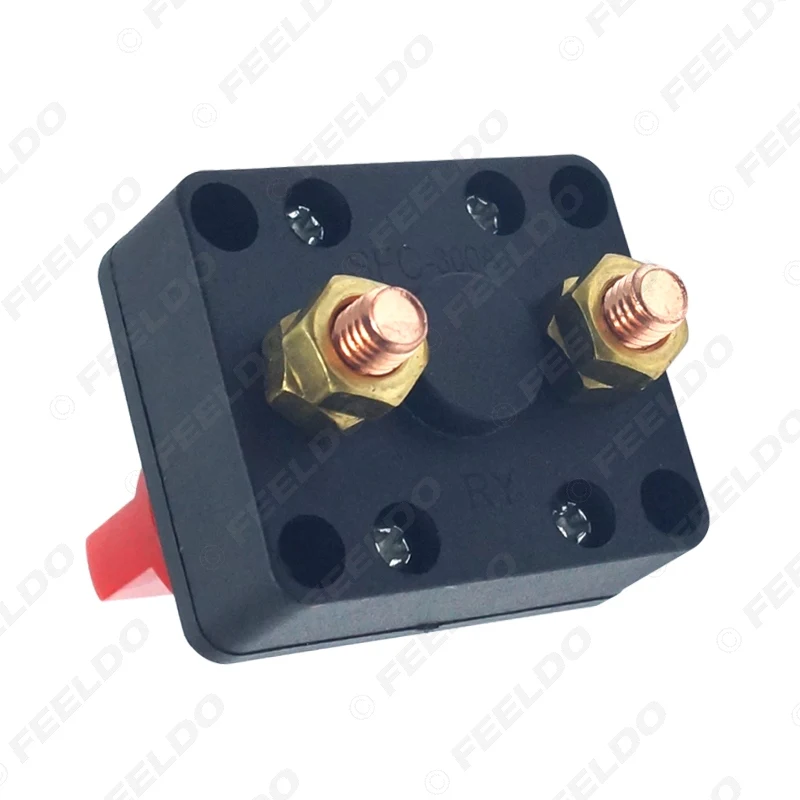 FEELDO Auto 100A Battery Isolator Switch Disconnect Power Cut Off Kill Switches For Car Truck RV Boat Accessories