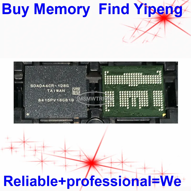 

SDADA4CR-128G 254FBGA EMCP 128+32 128GB RPMB clean empty data Memory Flash SDADA4CR