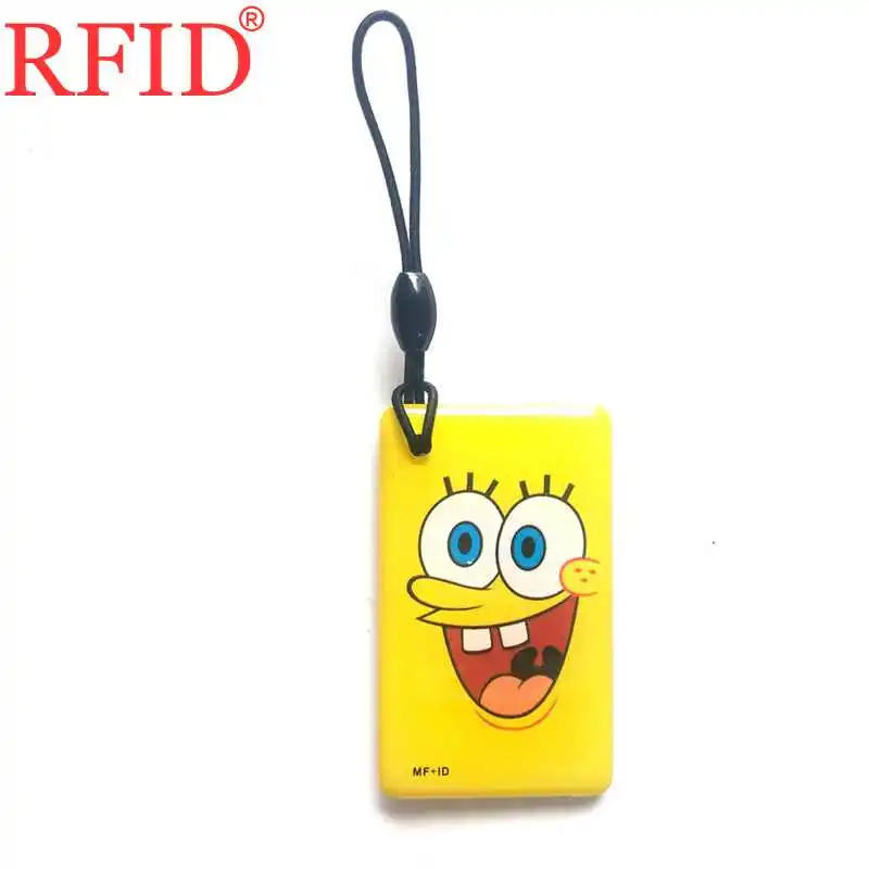 Dual Chip Frequency 13.56MHZ 125KHZ Changeable Rewritable UID + T5577 EM4305 RFID Card Rewrite 0 Block Keychain Access Control 1