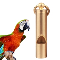 Parrot Bird Training Whistle Pigeon Training Whistle Sound Reflection Sonic Whistle Brass Outdoor Emergency Whistle