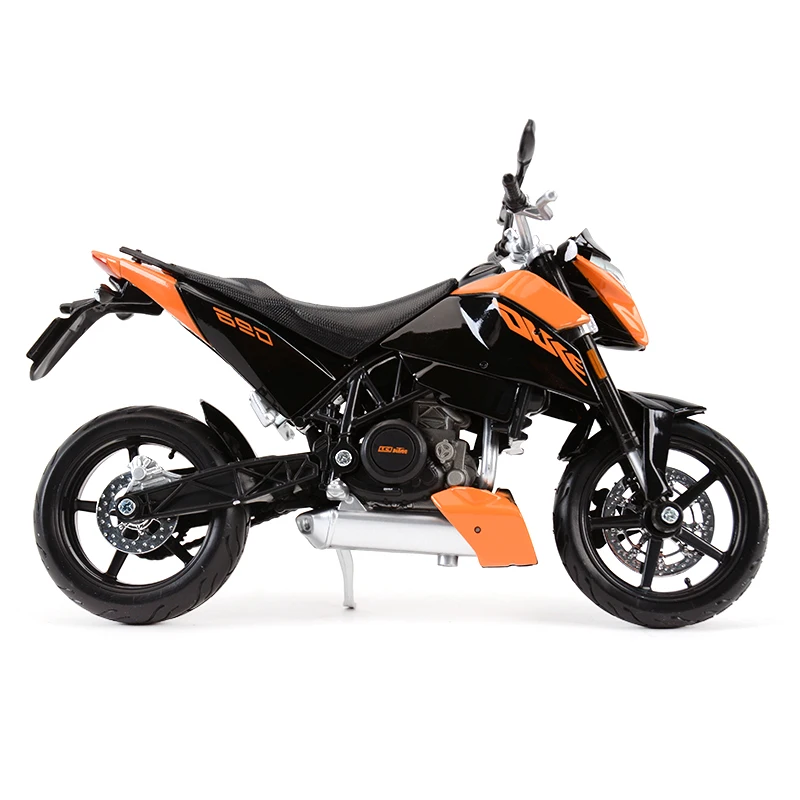 Maisto 1:12 KTM 690 Duke Orange Die Cast Vehicles Collectible Hobbies Motorcycle Model Toys