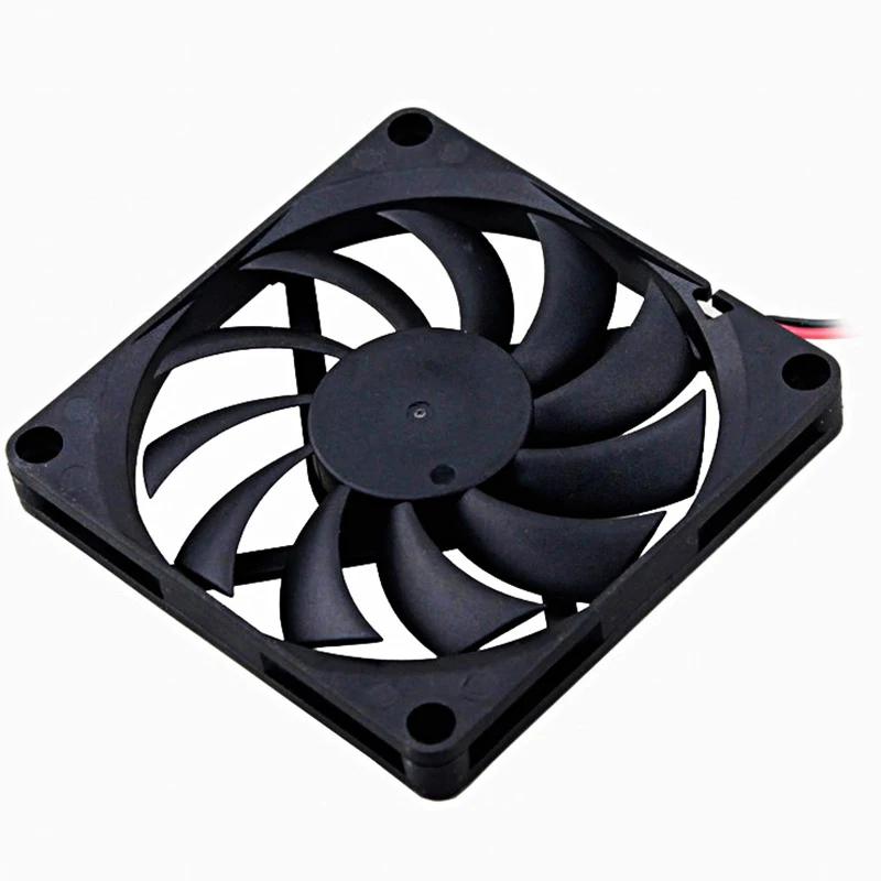 Imagem -05 - Gdstime dc sem Escova Axial 24v Ventilador 80x80x10 mm 80 mm Dupla Bola Computador Case Cpu Cooler 8cm Gráficos Ventilador de Refrigeração 10 Peças Lote