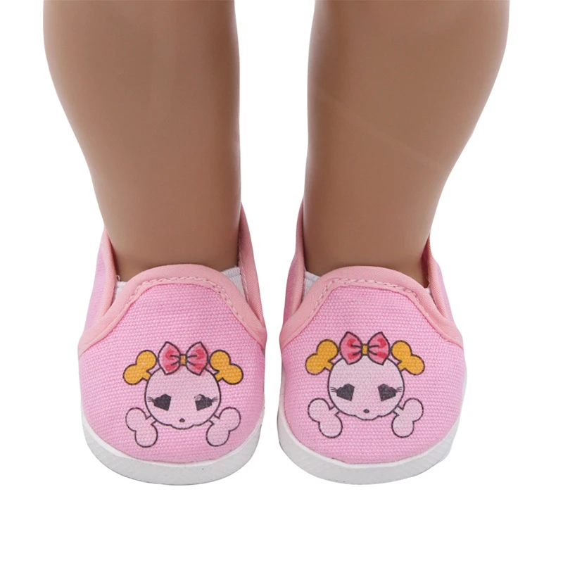 7cm Cloth Doll Shoes Different Styles Clothes Accessories For American 18 Inch Girl And 43cm Baby New Born Doll OG,DIY Toy Girl