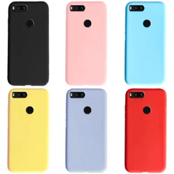 Coque de téléphone en silicone souple pour Xiaomi, pare-chocs, coque, couverture arrière, 256 TPU, Mi A1, Mi 5X