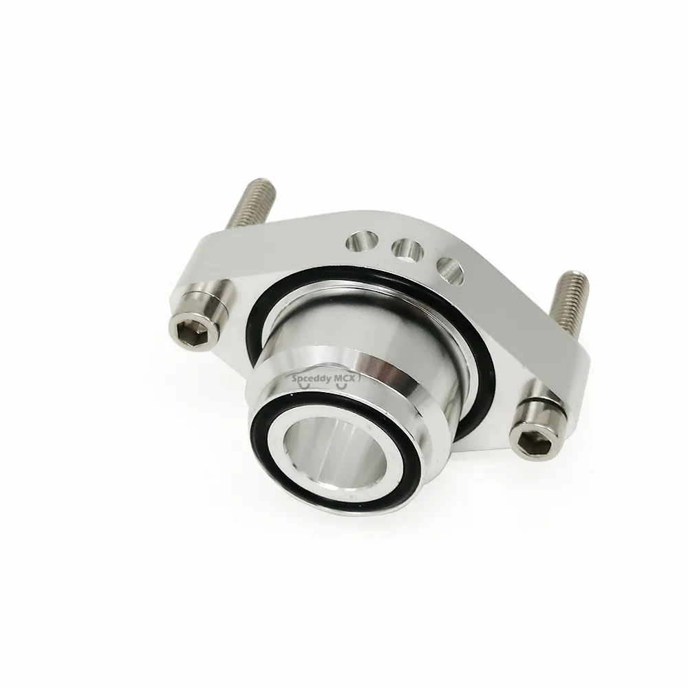 SPCEDDY Turbo Blow Off Valve Adapter For 1.4 TSi VW Audi Seat Skoda Golf MK5 MK6 Scirocco Dump Valve Parts Silver