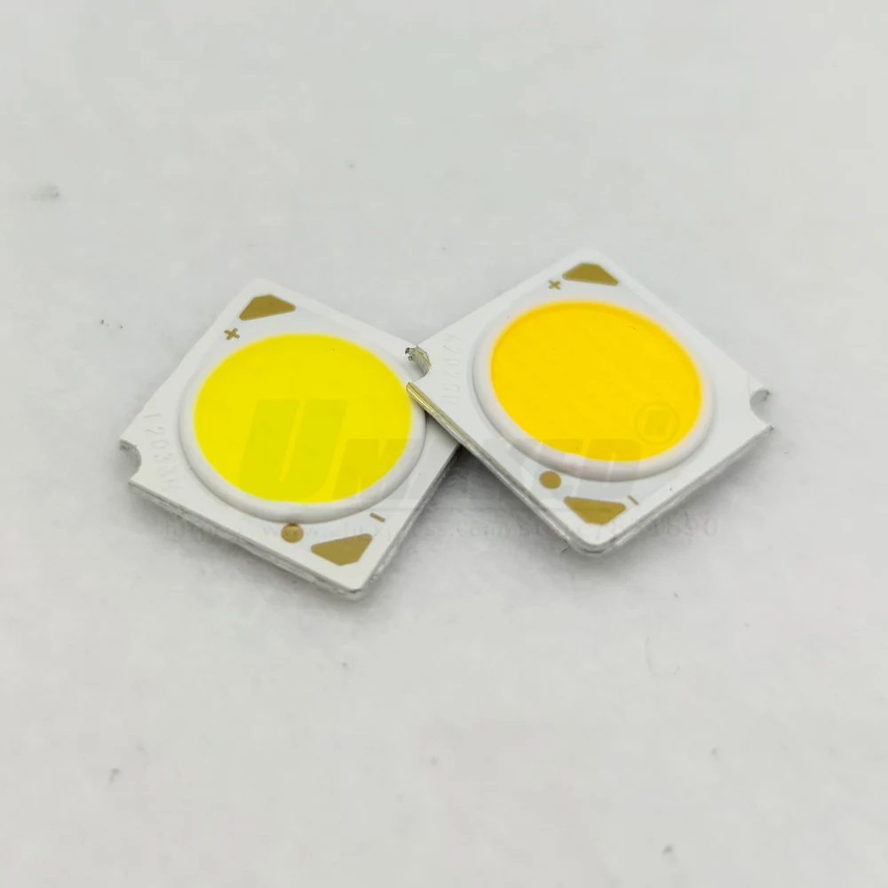 20pc LED COB 1313-18x35Mil 3W 5W 7W 12W 15W 18W CRI-92 9-58V 300mA 130lm/w 3000-4000-5000-6000K Bridgelux Chip Light Bead Source