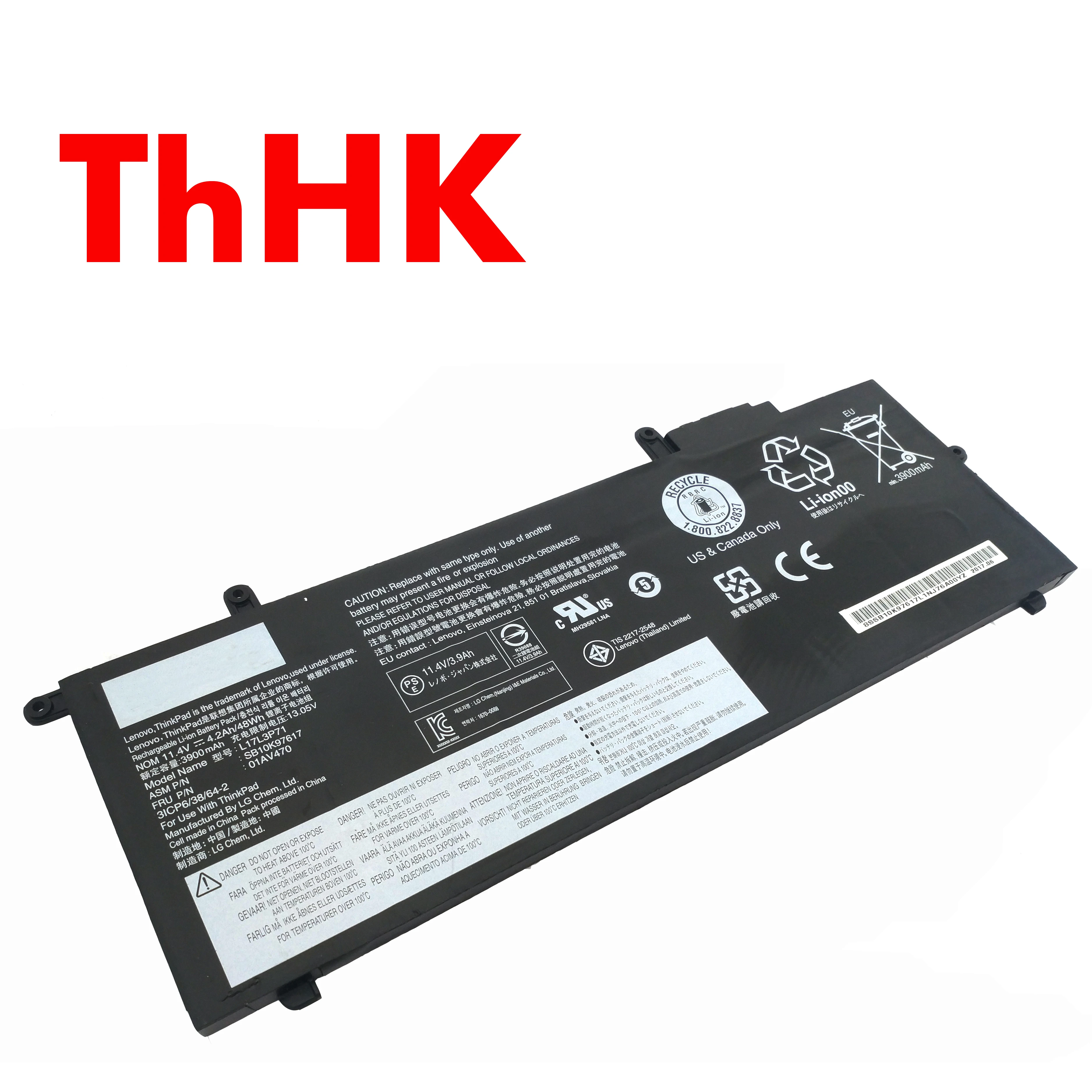 Genuine Original L17M6P71 L17L6P71 L17C6P71 01AV470 01AV471 01AV472 SB10K97617 Laptop Battery For LENOVO ThinkPad X280 Notebook