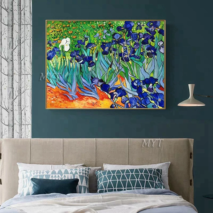 Flower Fields In Spring Abstract Oil Painting Wall Art Home Decor Picture Modern Painting On Canvas 100% Handpainted No Framed