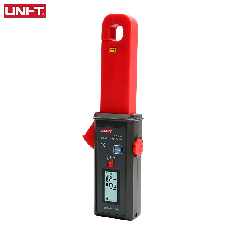 UNI-T Leakage Clamp Meter UT258A 60A AC DC Current Pliers Digital Ammeter Amperometric Clamp Auto Range