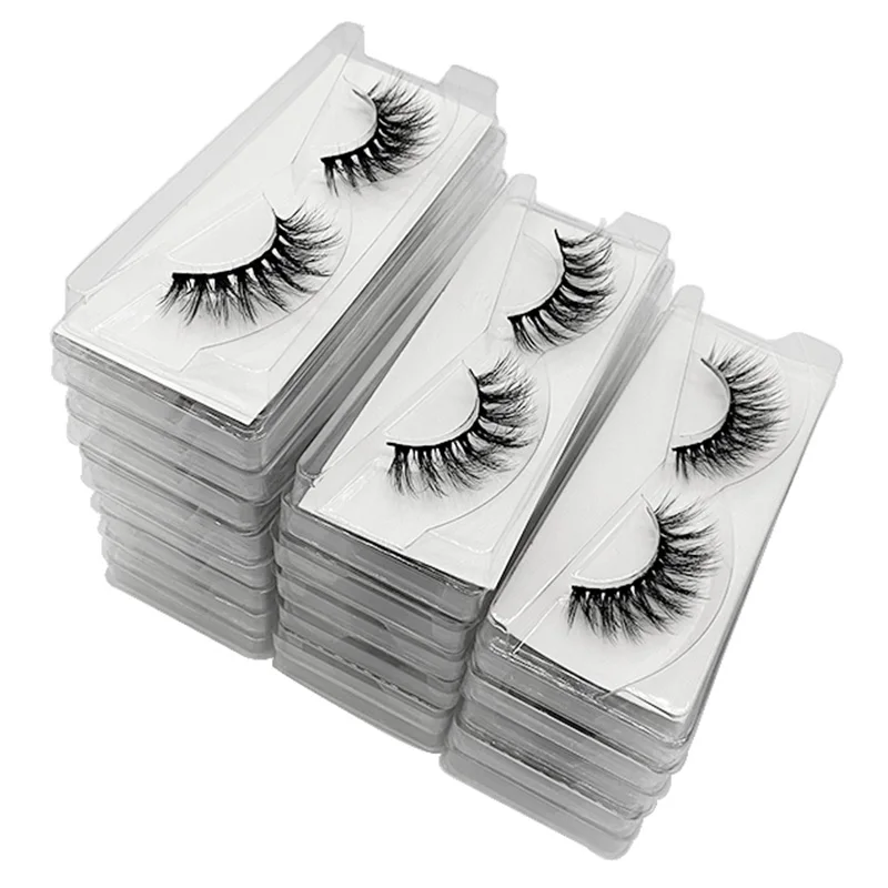 

Mink Eyelashes Bulk Natural Eye Lashes Fluffy Wholesale Eyelashes Package Dramatic Fake Eyelash Makeup Wholesale Lashes Pack