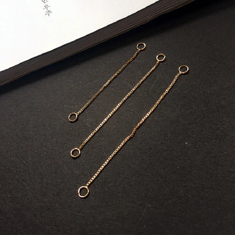 DIY Handmade Jewelry Accessories Gold Plating Chain Belt Hanging Earrings Earrings Ear Stud Earrings Pendant Pendant Material