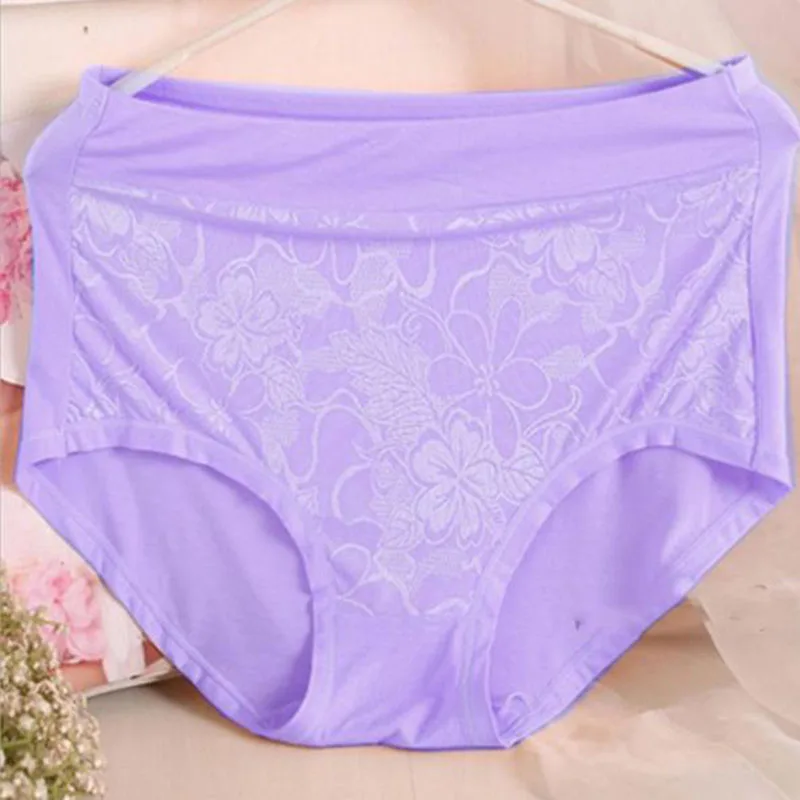 CP114 Plus Size Women Underwear 4 Pieces Modal Seamless Panties High Waist Ladies Lingerie Comfortable Underpants