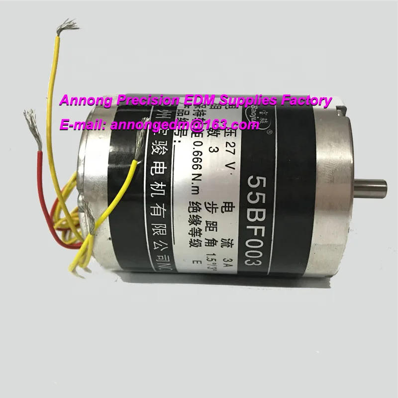 

3 Phase WEDM Stepper Motor 55BF003 Single Alxe 27V 3A for CNC Wire Cut Machine