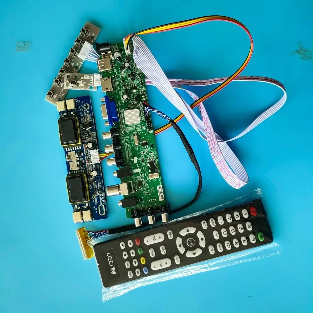 

Kit for CLAA201WA04 Panel HDMI VGA Digital LCD 1680X1050 4 CCFL Controller board AV TV USB DVB-T2 DVB-T 30pin 20.1"