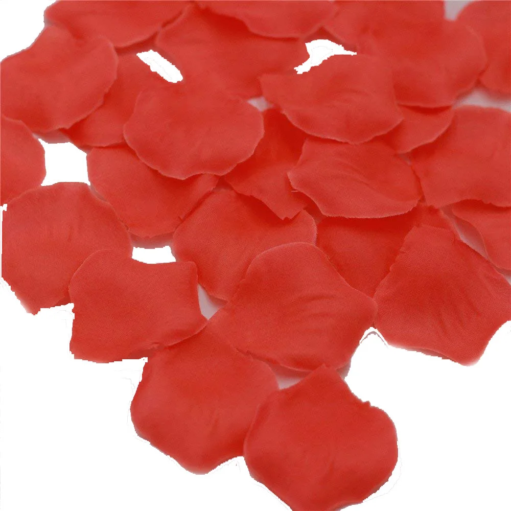 500 Coral Flower Petals Coral Rose Petals For Wedding Party Aisle Decor Wedding Confetti Bridal Shower