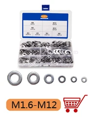2/50X M2.5 M3 M3.5 M4 M5 M6 M8 M10 M12 M14 M16 A2-70 304 Edelstahl Übergroße Flache Unterlegscheiben, Einfache Dichtungen – Detail 19