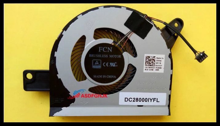 

Оригинальный вентилятор для DELL Latitude 5580, 09VK27 DC28000IYS, тест в порядке