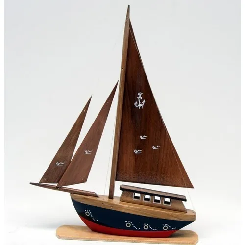 

Synope Wooden Sailing Yacht Model-Ship Boat Model (Day-2)