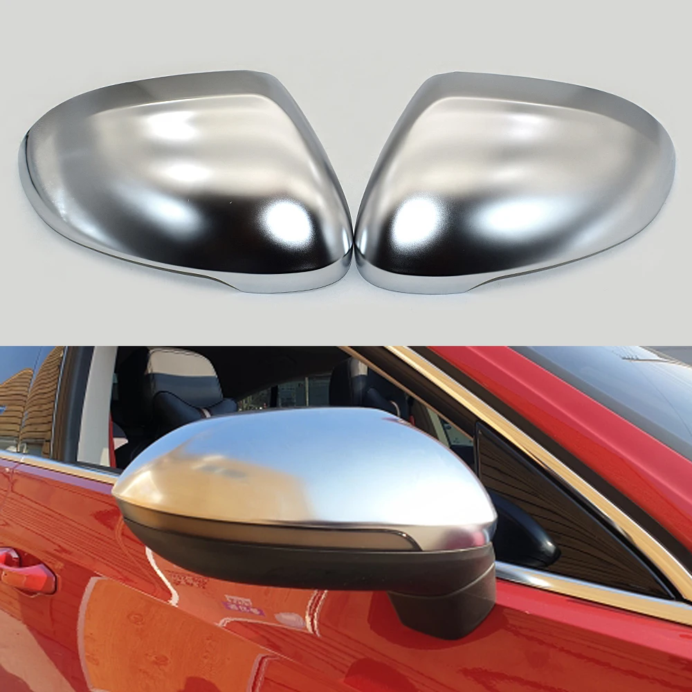 

Car Mirror Cover For VW Passat B8 CC Arteon R line Matte Chrome Silver Rearview Mirror Cover Protection Cap Car Styling