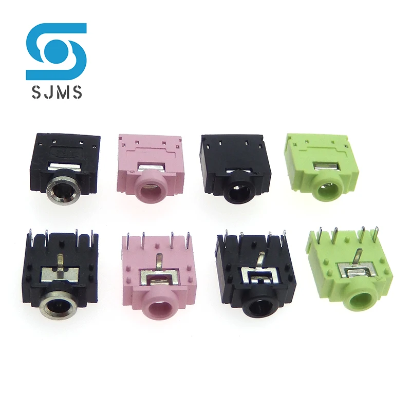 5/10PCS Headphone Jack Socket 3F07 PJ-307 PJ307 3.5mm Stereo Jack Socket 3.5 Audio Earphone Jack Connector