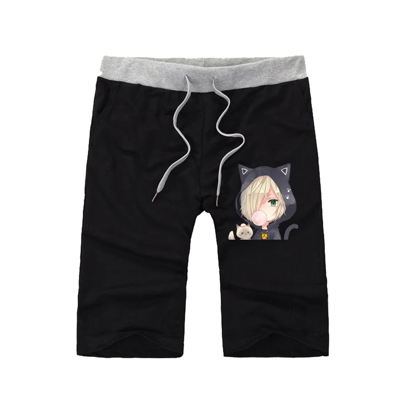 anime YURI!!! on ICE shorts Breathable Casual Outdoor  teenagers Short Sweatpants cosplay Men Shorts Summer Cotton shorts