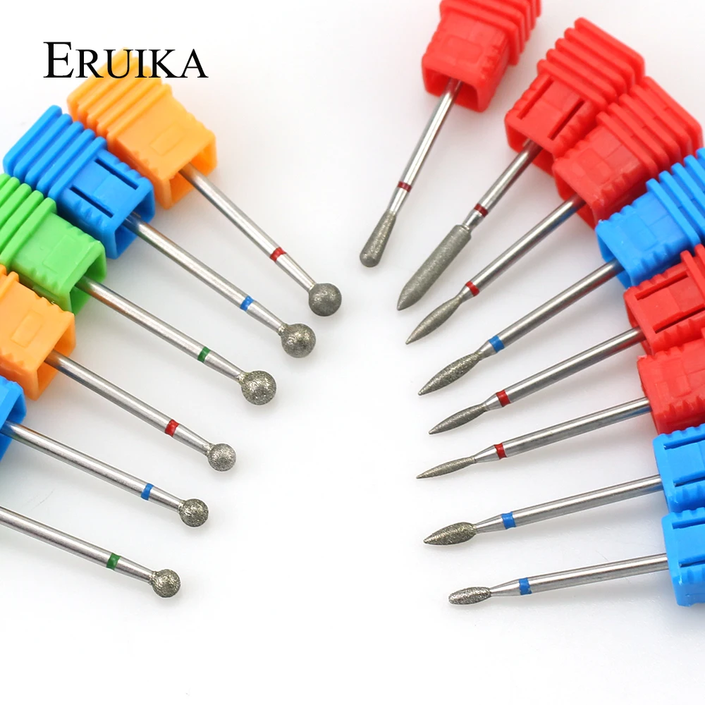 

1PCS Diamond Nail Drill Burr Electric Ball Bits Nail Milling Cutter Manicure Drill Nail Clean Rotary Tools Drill Accessories