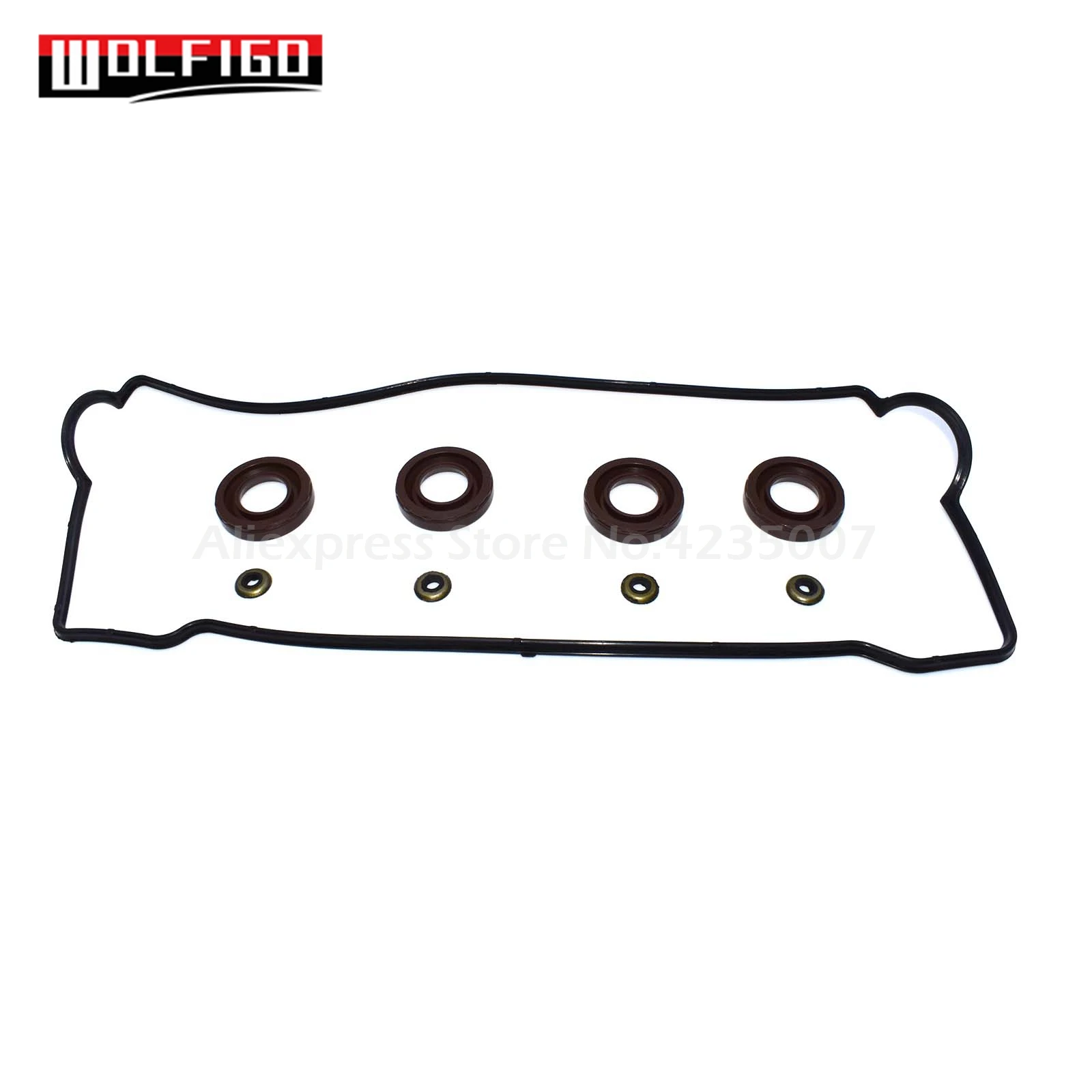 WOLFIGO FOR 93-97 COROLLA CELICA PRIZM VALVE COVER GASKET SET 7AFE 4AFE VS50440R NEW