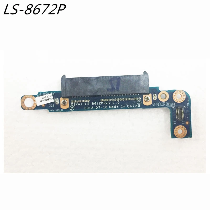 

HDD Hard Disk Connector interface board For Lenovo ThinkPad S230U LS-8672P